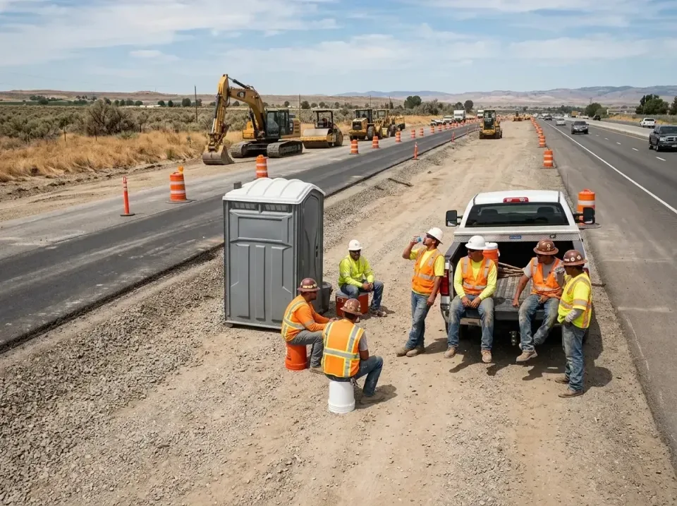 highway-road-construction-crew-007 — frequently asked questions, Porta Potty and Restroom Rentals in Hobart, OK